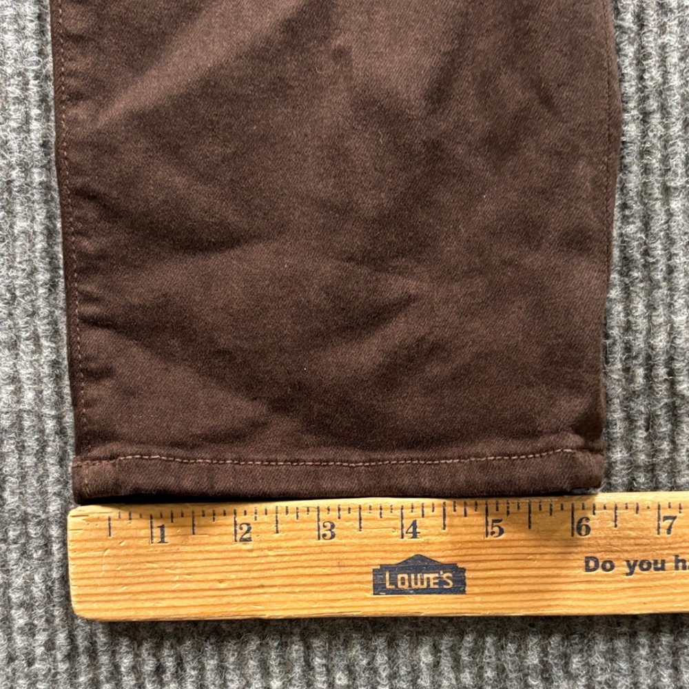 Kut from the Kloth Catherine Slim Boyfriend Jeans Women 10 Brown Stretch - Picture 8 of 10